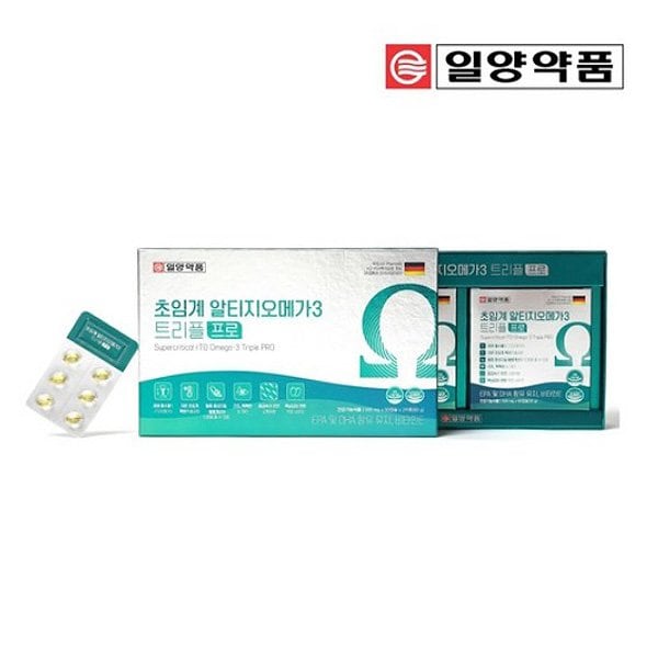 초임계 알티지 RTG 오메가3 트리플 프로 120캡슐(2개월분) 쇼핑백 선물세트