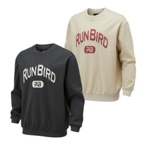 23AW 공용 런버드 C/P 맨투맨 32YC365007 RUNBIRD CP MTM 32YC365049 [챠콜 베이지]