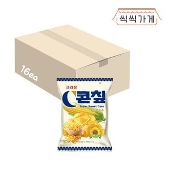 씩씩가게 콘칩 초당옥수수 70g x 16ea 한박스