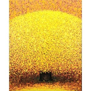 김성지작가 30호 거실그림액자 황금나무그림 돈나무 돈들어오는그림 개업선물 풍수인테리어