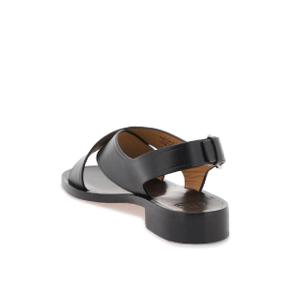 여성 rhonda leather sandals for Black