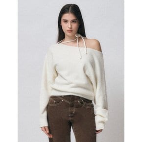 st shoulder knit [ivory]