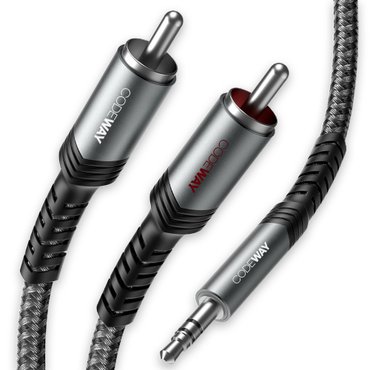 코드웨이 3.5mm AUX to 2RCA 케이블 1.5m외