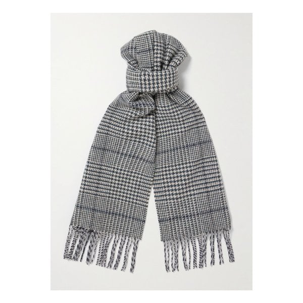 존스톤스 오브 엘긴 프린지 하운즈투스 울 스카프 46376663162948214