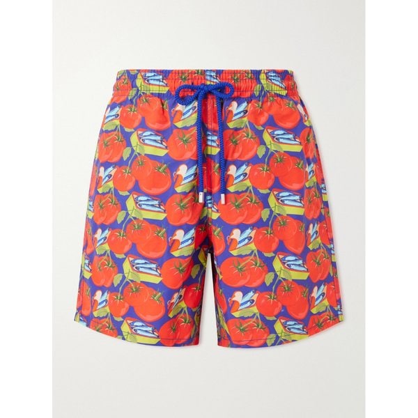 빌보콰 무레아 스트레이트 레그 미드 렝스 프린트 스윔 쇼츠 46376663163072948