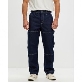 3906501 Cotton On Baggy Jeans - Rinse Indigo Knee Patch