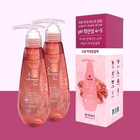 소윤 여성청결제x2개/약산성 저자극 여성청결제