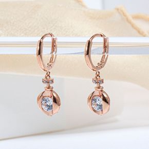 마리쥬 큐빅 드롭 원터치 귀걸이 데일리 선물 여자 선물 친구 와이프 명절 기념일 14K 18K