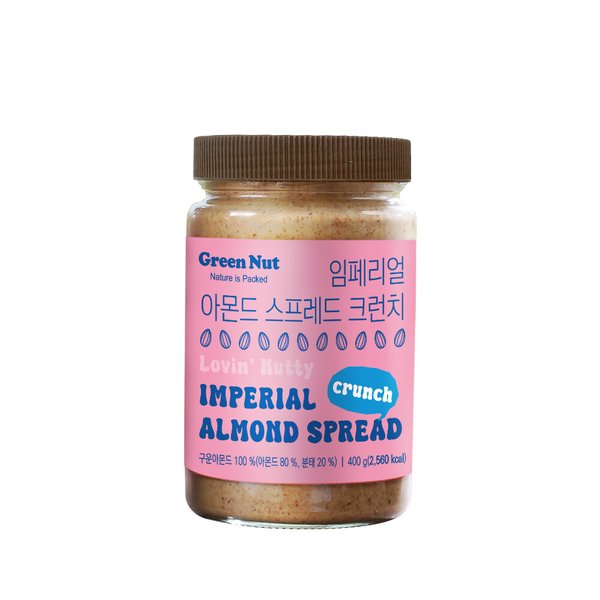 (M) 임페리얼 아몬드버터 크런치 1통 400g