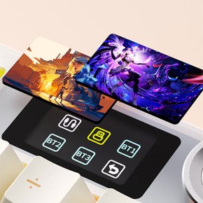 [소량현물] AULA 독거미 F108/F108pro 기계식 키보드 Gasket구조 스크린 노브 8000mAh RGB