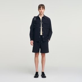 [20% 시즌오프][SANDRO HOMME] 드로스트링 밴딩 쇼츠 SH24M5MRAA599