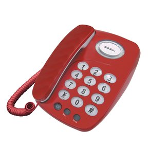 MS-107 유선전화기 일반전화기 사무용 회사용 온후크 플래시 심플한 유선전화기 착신램프