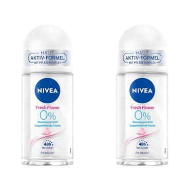  [해외직구] 독일직구 Nivea 니베아 프레시 플라워 데오도란트 롤온 50ml 2팩