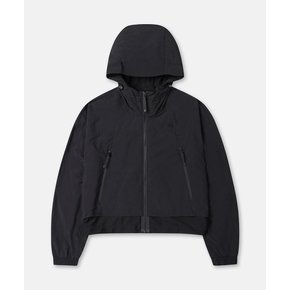 매장정품 여성 메쉬 크롭 후드 재킷 TVJJA26402BLK 7001714