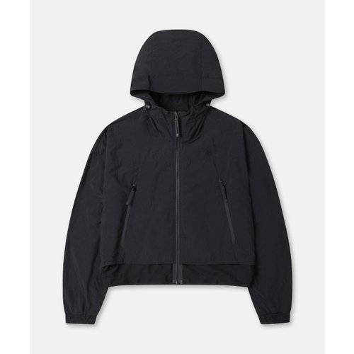 매장정품 여성 메쉬 크롭 후드 재킷 TVJJA26402BLK 700171_2