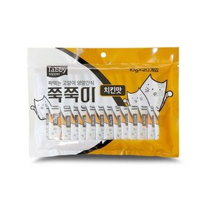 테비 고양이 짜먹는 간식 쭉쭉이 치킨맛 10g 20개입 *6개.테비