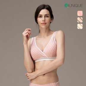 후크랩 스트라이프 임산부 수유브라 3color 5size 택1