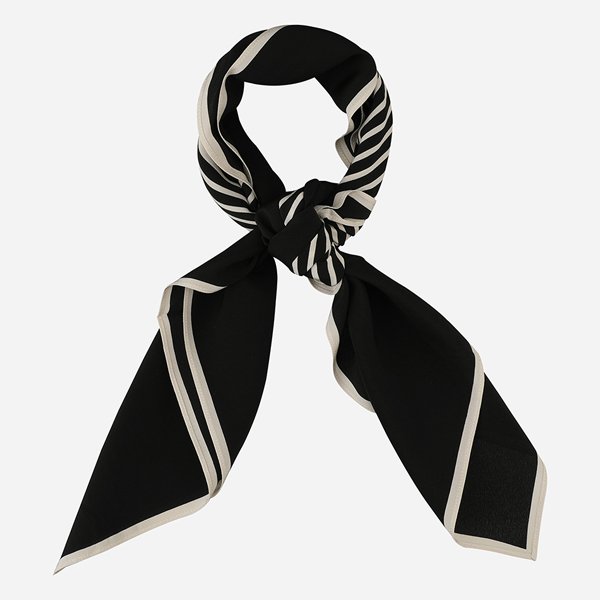 [시흥점] 6S 211 853 801 902 센터드 모노그램 실크 스카프 블랙