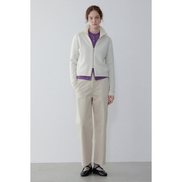 하이넥 집업 니트 아우터 IA15446040106