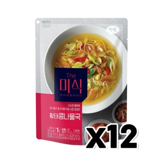  더미식 황태콩나물국 즉석조리식품 350g x 12개