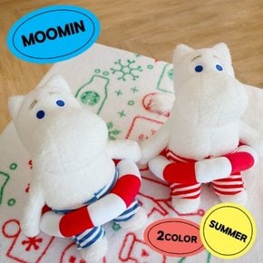 [공식정품] MOOMIN 튜브 무민 싯팅 인형 30cm - Blue/Red