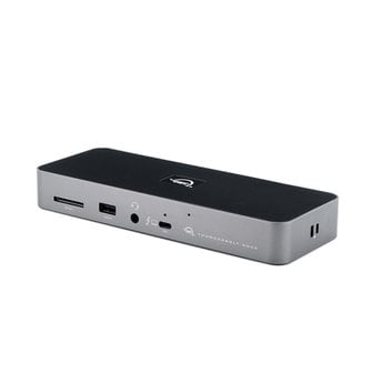 위즈플랫 OWC Thunderbolt 4 DOCK PRO 썬더볼트4 도킹스테이션 USB허브 기가랜 8K 4K PD 96W 인텔 인증