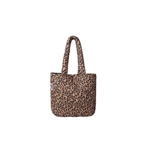 Padded Leopard Medium Bag (Brown)