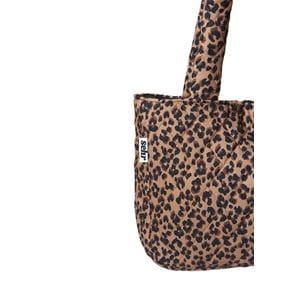 Padded Leopard Medium Bag (Brown)