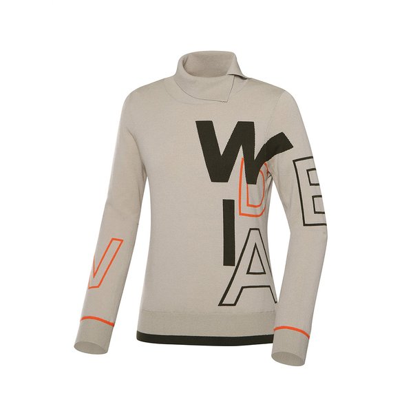 [파주점] 여성 VA 에센셜 겨울 하이넥 방풍 풀오버 WWW23K13