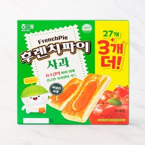 해태제과 후렌치파이 사과 실속팩 384g (27+3봉입)