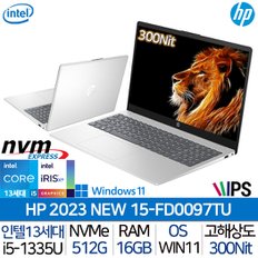 15-FD0097TU_WIN11H i5-1335U/RAM 16G/NVME 512G/고해상도 300nit 사무용 대학생 노트북