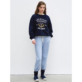 ECOLE ARTWORK SWEATSHIRT - NAVY