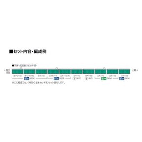 토미 테크 TOMYTEC TOMIX N게이지 국철 103계 초기형 비냉방차 에메랄