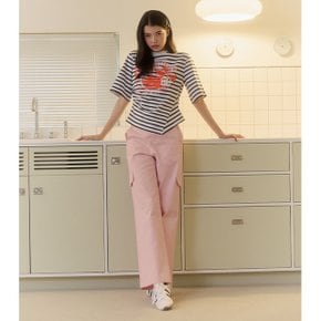 [BLUE LABEL] 자수 포인트 와이드 카고 팬츠 (ER2OPT07)
