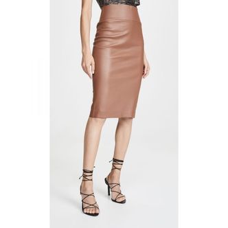 이스퀘어 4966154 SPRWMN Leather Pencil Skirt