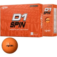 D1 HONMA D-1 SPIN 2023 BT2301 3 36 혼마 골프 공 스핀 혼마 골프 혼마 골프 공 오렌지 주황색