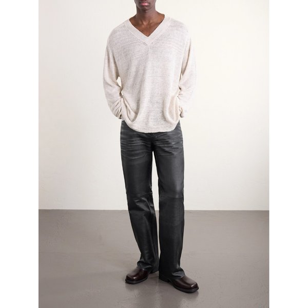 아워레가시 칼슨 스트레이트 가죽 팬츠 46376663162960663