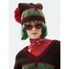 By Tilda Logo Solid Pom Beanie