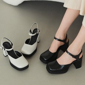 crc1413 Chunky maryjane pumps _ 2colors