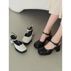 crc1413 Chunky maryjane pumps _ 2colors