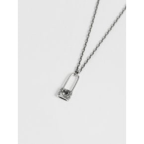 pirate lock necklace (silver 925)