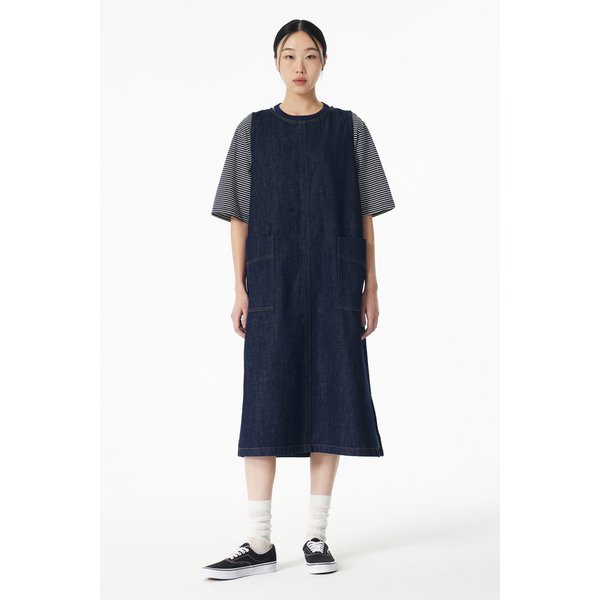 레이어드 데님원피스 9175141972055