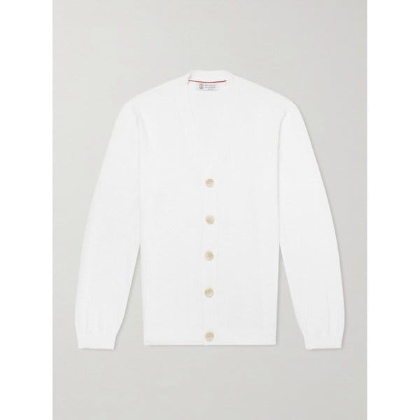 브루넬로쿠치넬리 리넨 코튼 블렌드 니트 가디건 46376663163115420