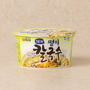 농심 멸치칼국수 컵 75g