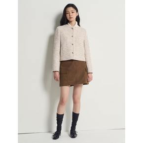 [26SS 시즌오프 30%]팬시 트위드 자켓  아이보리 (BF6111C020)