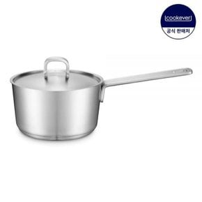 30대 자취 라면 냄비 IH 코니칼 Silver 스텐 편수 16cm