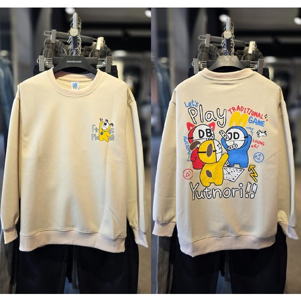 [시흥점] 윷놀이 세미오버핏 맨투맨(남여공용)/JGZZ22913BE