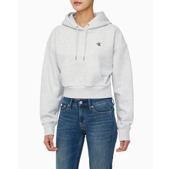 Calvin Klein Jeans [파주점] [캘빈클라인진]여성 크롭 로고 후드 티셔츠(J223845)