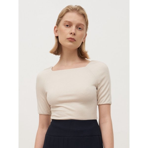 TTR RIBBED SQUARE NECK TOP 3COLOR