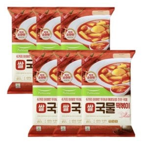 풀무원 쌀 국물 떡볶이 2인분 (423.5g)x 6봉